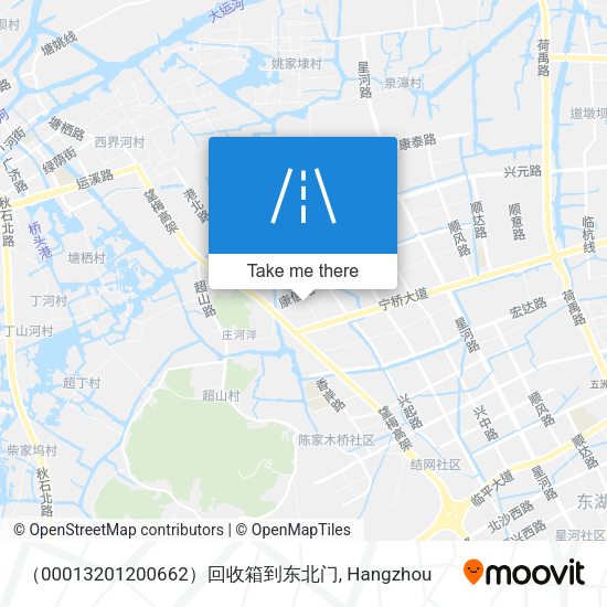 （00013201200662）回收箱到东北门 map