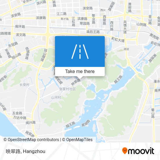 映翠路 map