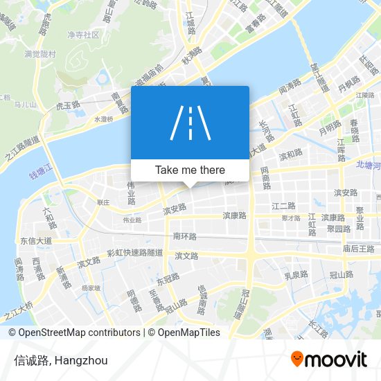 信诚路 map