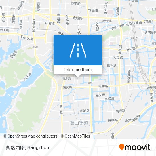 萧然西路 map