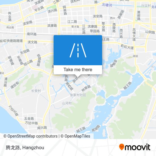 腾龙路 map