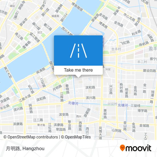 月明路 map