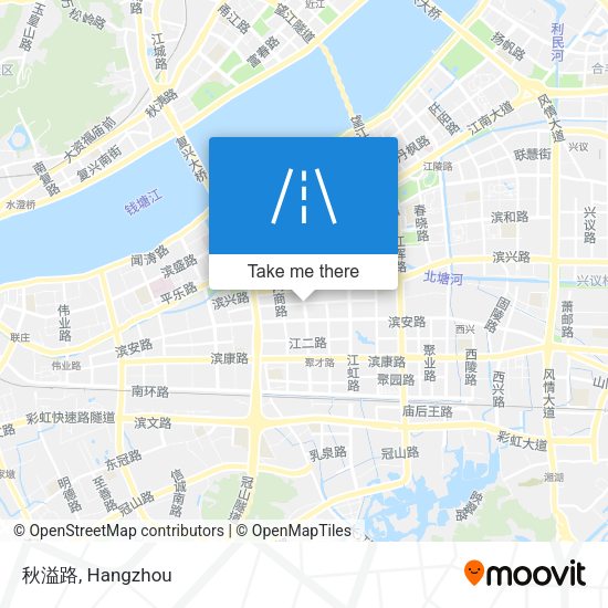 秋溢路 map
