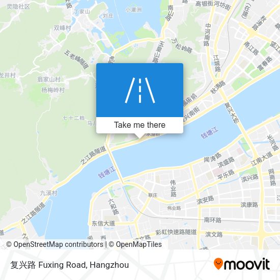 复兴路 Fuxing Road map