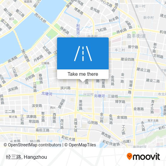 经三路 map