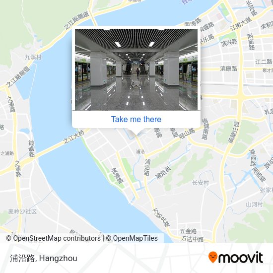 浦沿路 map