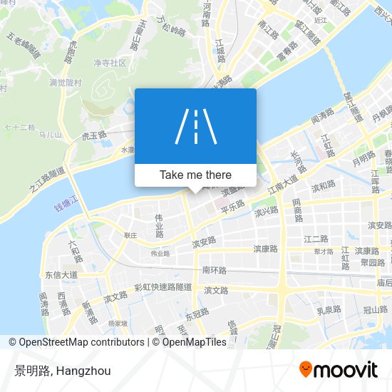 景明路 map