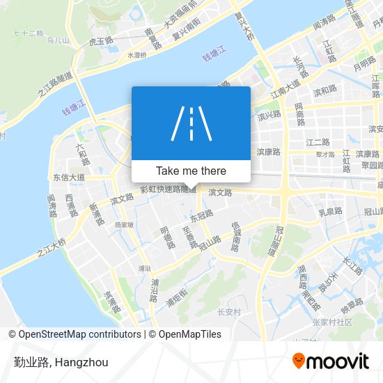 勤业路 map