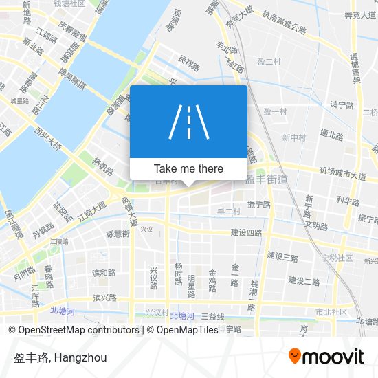 盈丰路 map