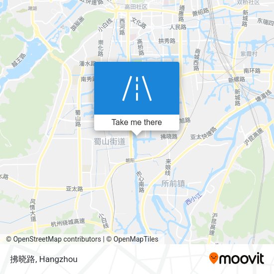拂晓路 map