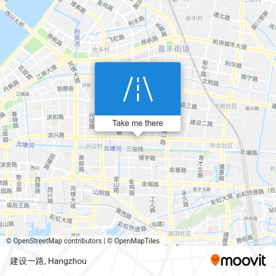 建设一路 map