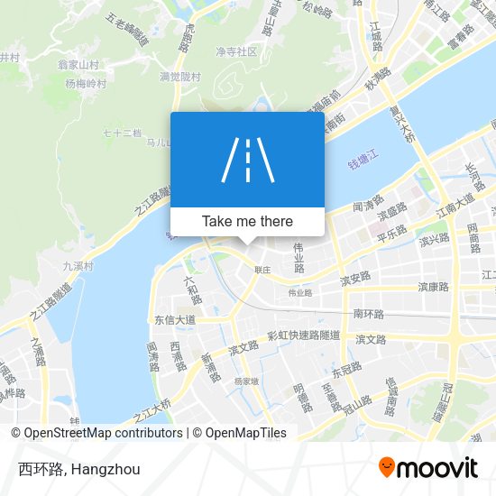 西环路 map