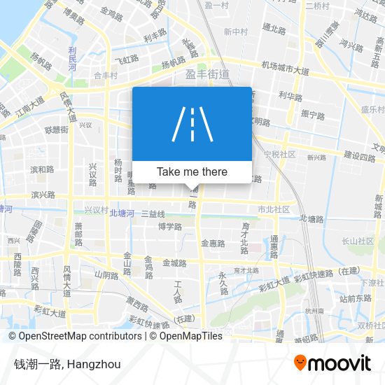 钱潮一路 map