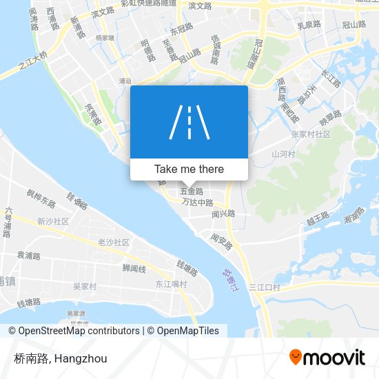 桥南路 map