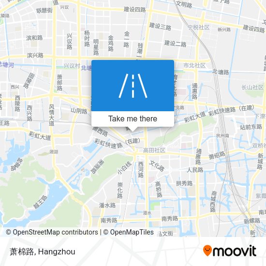 萧棉路 map