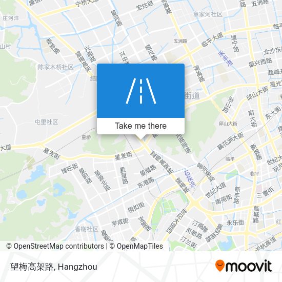 望梅高架路 map