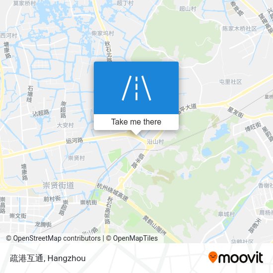 疏港互通 map