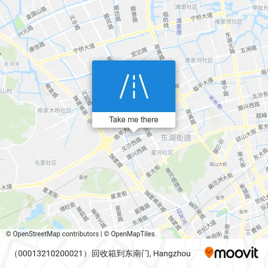 （00013210200021）回收箱到东南门 map
