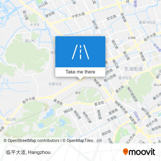 临平大道 map