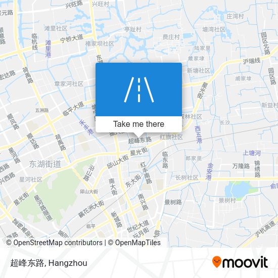超峰东路 map