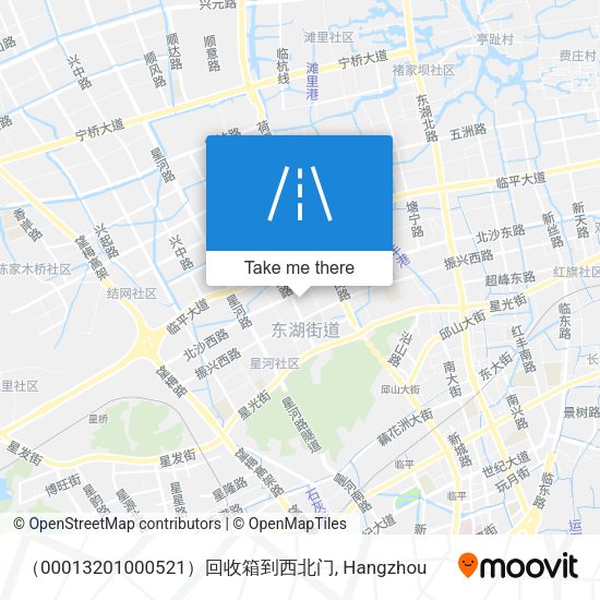 （00013201000521）回收箱到西北门 map