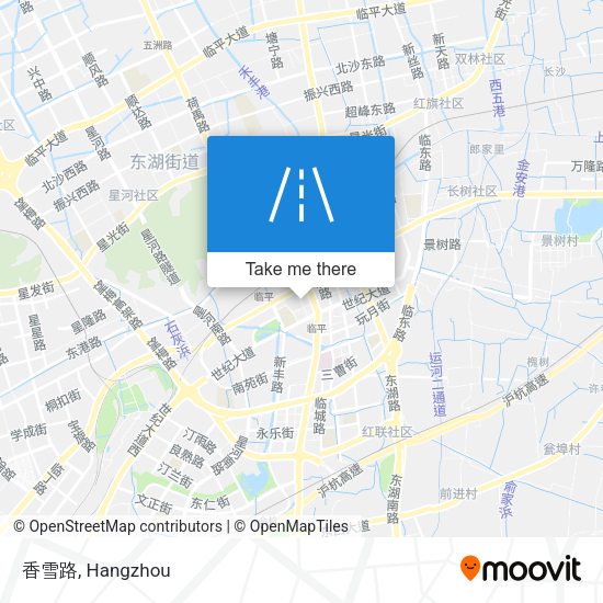 香雪路 map