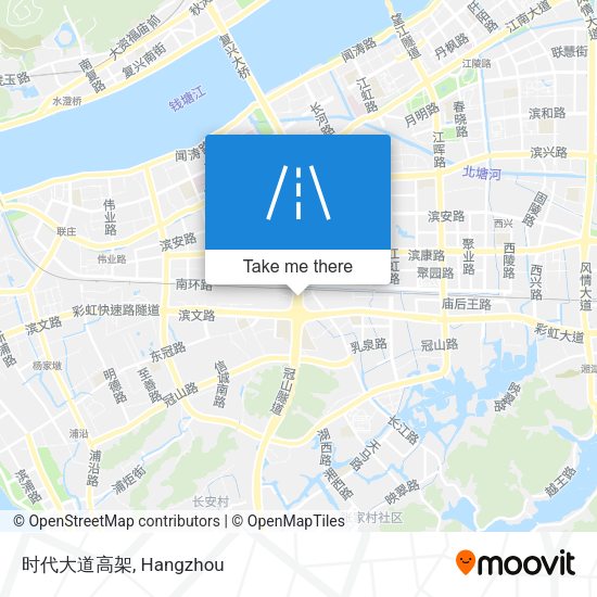 时代大道高架 map