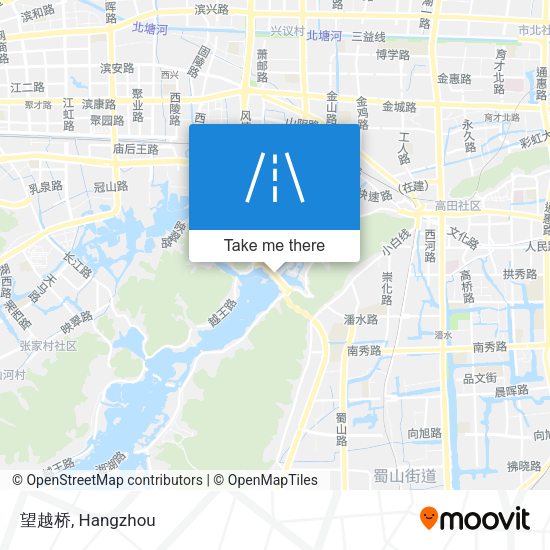 望越桥 map