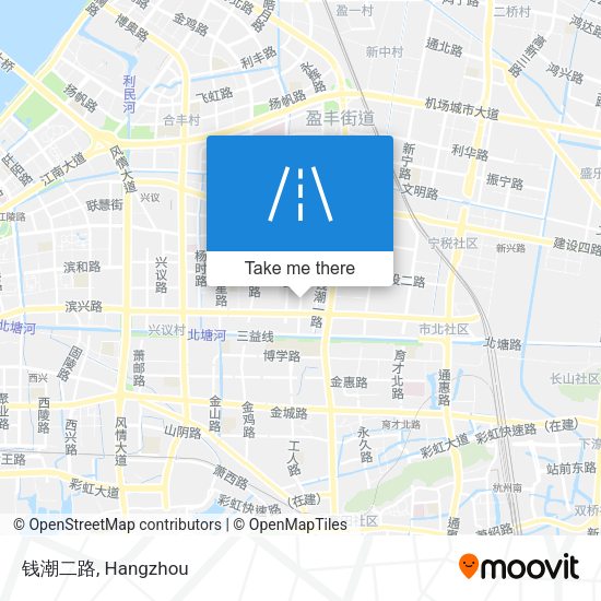 钱潮二路 map