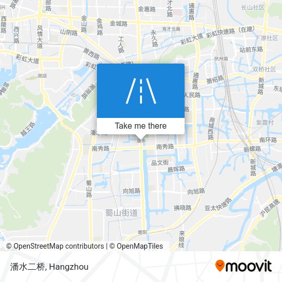 潘水二桥 map