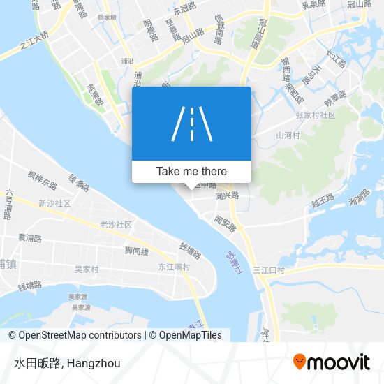 水田畈路 map