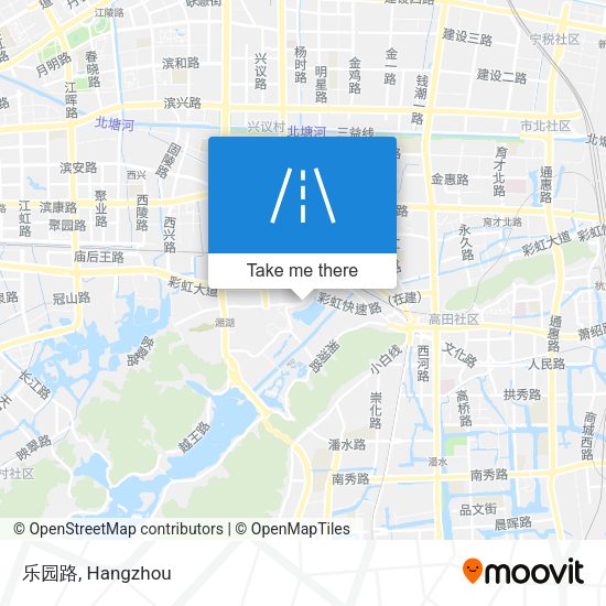 乐园路 map
