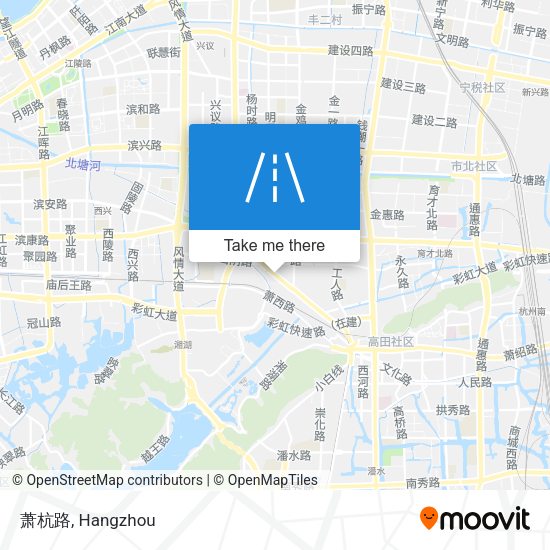 萧杭路 map
