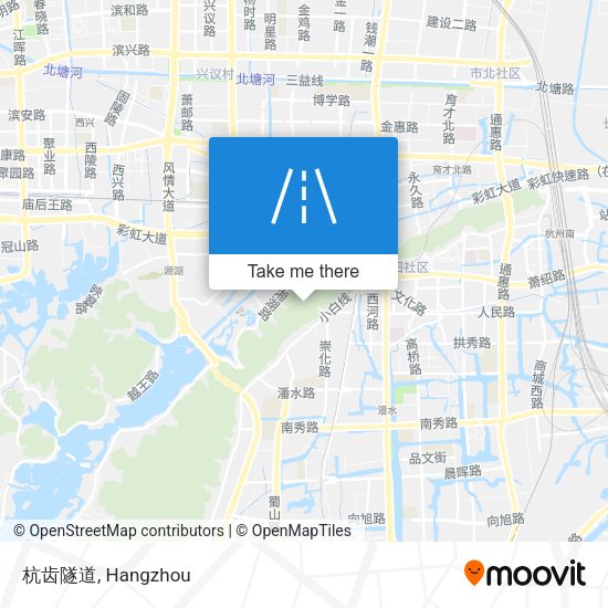 杭齿隧道 map