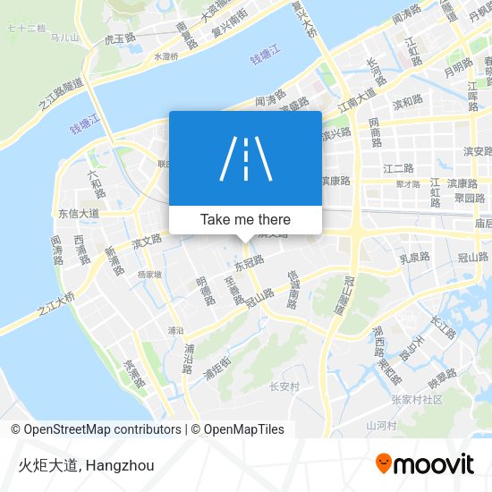 火炬大道 map