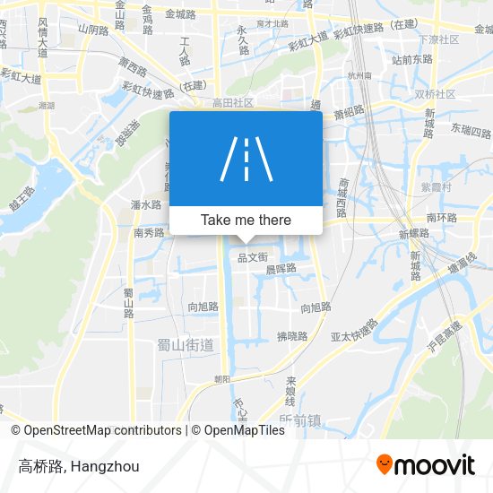 高桥路 map