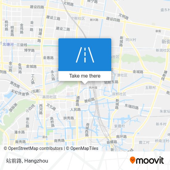 站前路 map