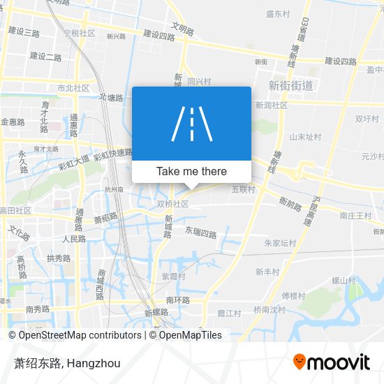 萧绍东路 map