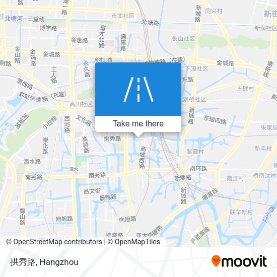 拱秀路 map