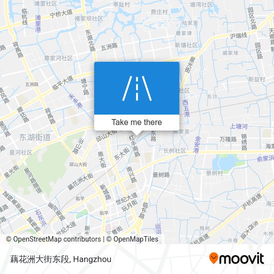 藕花洲大街东段 map