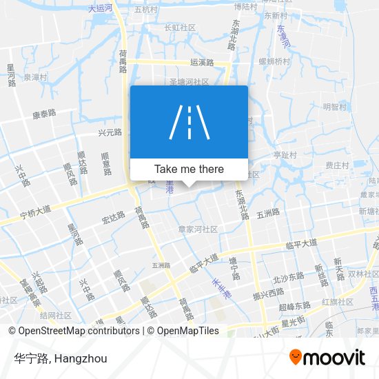 华宁路 map