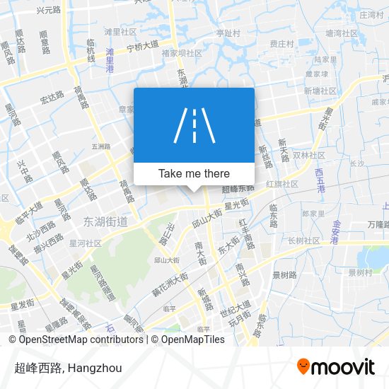 超峰西路 map