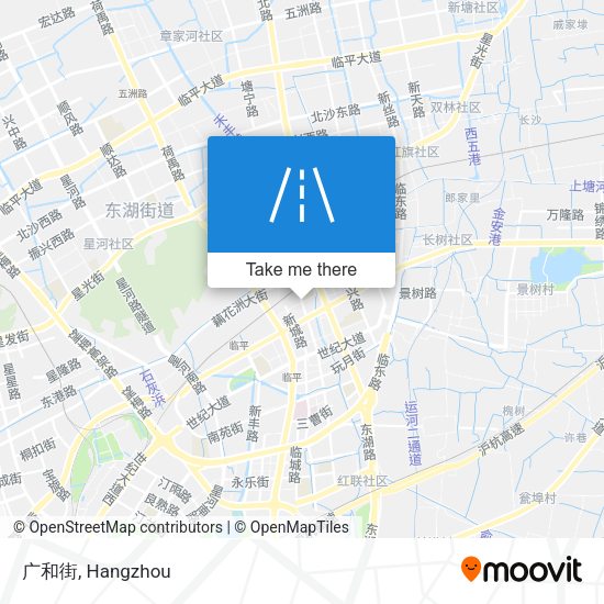 广和街 map