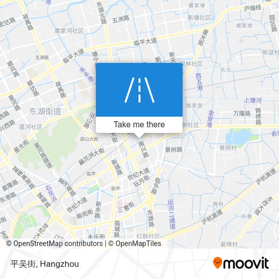 平吴街 map