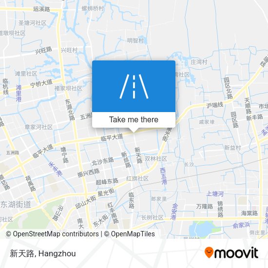 新天路 map