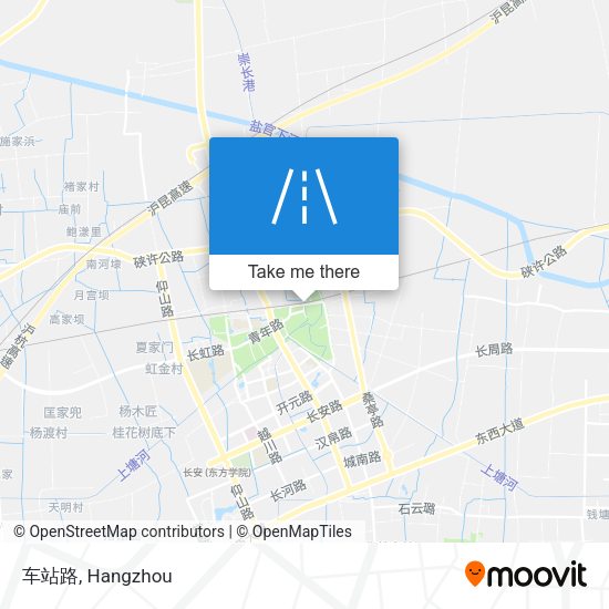 车站路 map