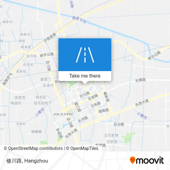 修川路 map