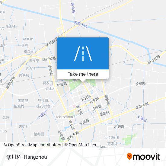 修川桥 map