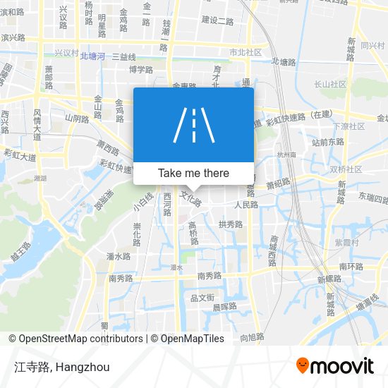 江寺路 map