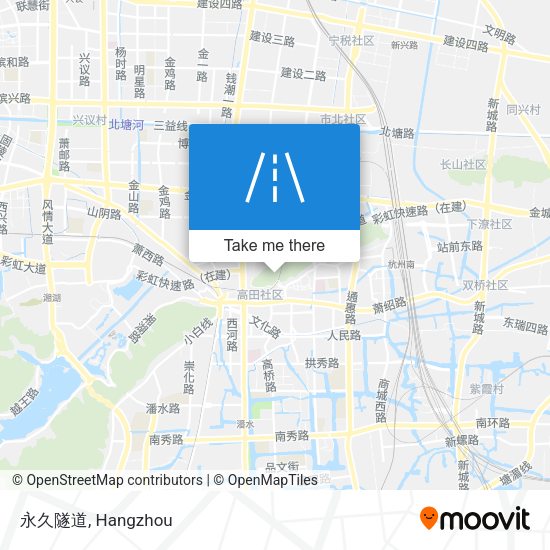 永久隧道 map